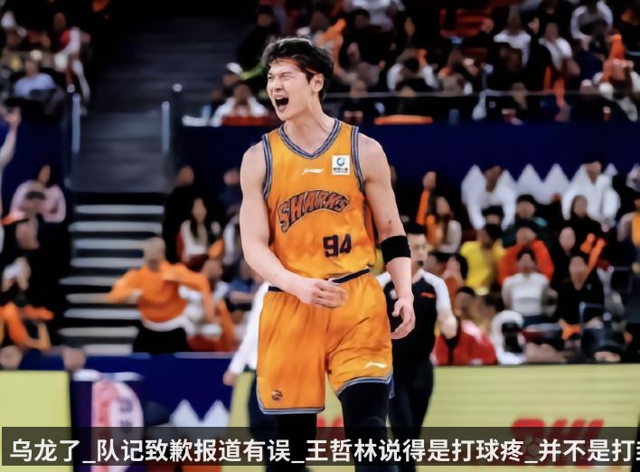 乌龙了_队记致歉报道有误_王哲林说得是打球疼_并不是打封闭